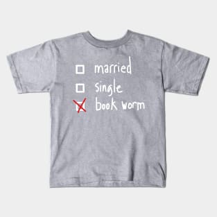 Bookworm status Kids T-Shirt